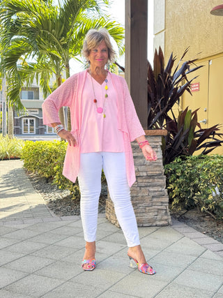 LULU-B PINK RUFFLE WRAP LULU-B