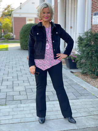 AUBREY PINK ASYMMETRIC TOP LULU-B