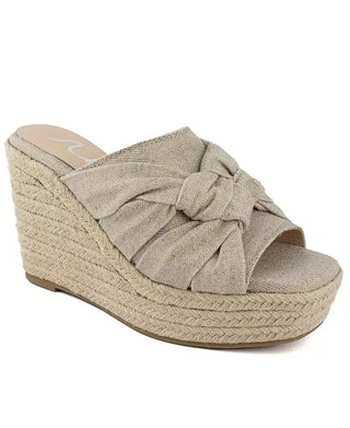CLASSIC BEIGE SUMMER WEDGE Cathys Place