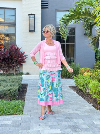 TROPICAL TULIP PALAZZO CATHYS RESORTWEAR