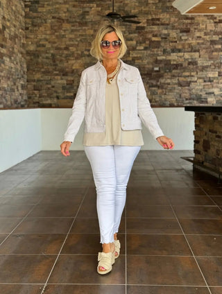 KEY WEST STONE SEERSUCKER JACKET LULU-B