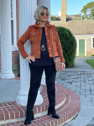 LULU-B  COPPER VELOUR JACKET LULU-B