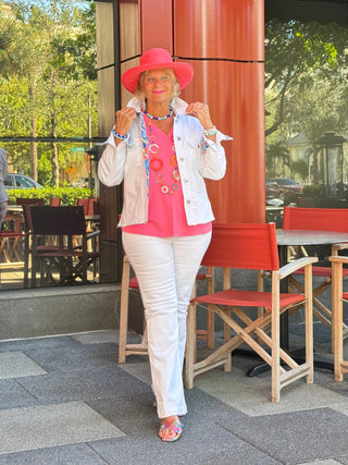 NEXT LEVEL WHITE FLARE JEANS ETHYL JEANS