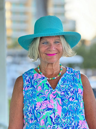 SPLASH OF PINK  SLEEVELESS V TOP LULU-B