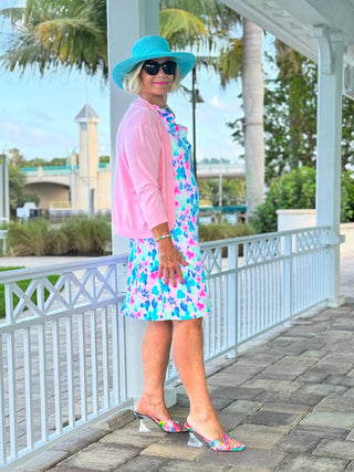 PINK PETALS RUFFLE DRESS LULU-B
