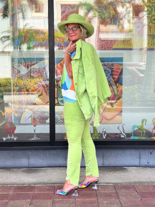 Ethyl The End Game Pant - Green ETHYL JEANS