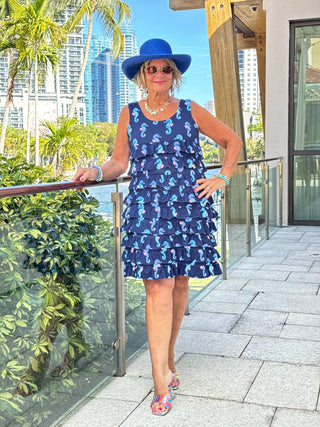 LULU B MIDNIGHT REEF CHA CHA DRESS LULU-B