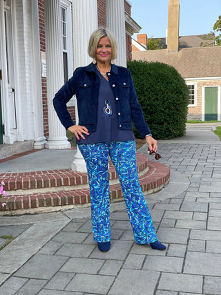 FANTASIA BLUE PALAZZO LULU-B
