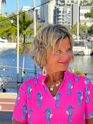 LULU B SEAHORSE BAY SHORT SLEEVE DRESS LULU-B