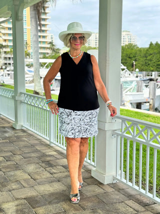 LULU-B ELEGANT EXPRESSIONS SKORT LULU-B
