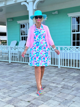 PINK PETALS RUFFLE DRESS LULU-B