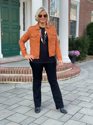 LULU-B COPPER LINEN JACKET LULU-B