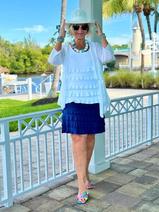 NAVY CHA CHA SKORT LULU-B