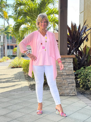 LULU-B PINK RUFFLE WRAP LULU-B