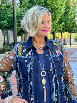 Ethyl The Whimsy Jacket BLUE ETHYL JEANS