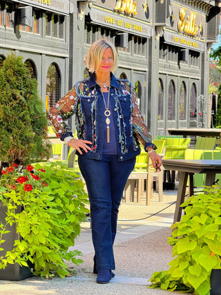 Ethyl The Whimsy Jacket BLUE ETHYL JEANS