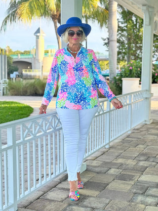 SALINA REEF HALF ZIPPER LULU-B