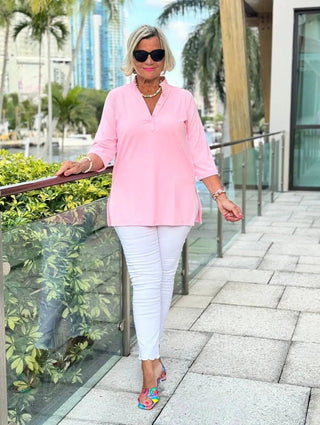 CLEAR PINK TUNIC LULU-B