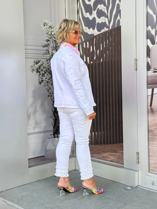 Ethyl Eyelet Elegance Jacket - Delightful ETHYL JEANS