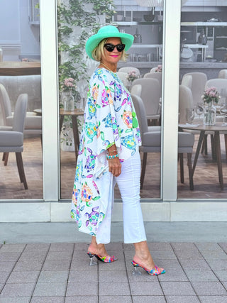 TROPICAL TURTLE TUNIC CATHYS RESORTWEAR
