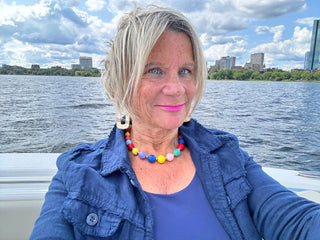 Colored Ball Cluster Necklace CALIFORNIA DREAMING