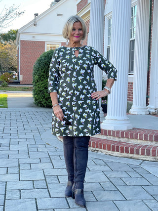LULU-B ALL SEASON KEYHOLE DRESS LULU-B
