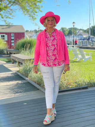 PINK LANE SHORT SLEEVE LULU-B