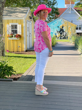 PINK LANE SHORT SLEEVE LULU-B