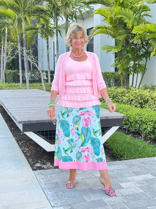 TROPICAL TULIP SKIRT CATHYS RESORTWEAR