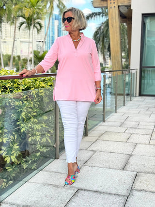 CLEAR PINK TUNIC LULU-B