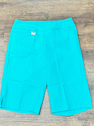 LULU-B SEAFOAM CLEAR 10" BERMUDA SHORTS LULU-B