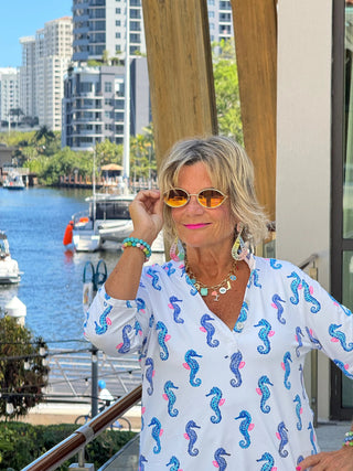 LULU B SHORELINE CHARM TUNIC LULU-B