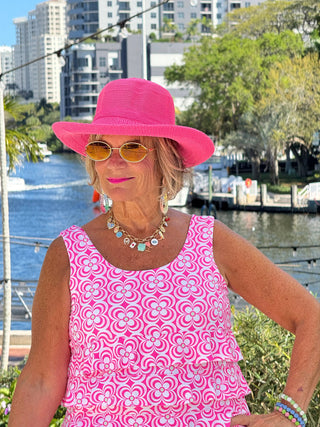 LULU B TROPIC PETALS CHA CHA TANK LULU-B