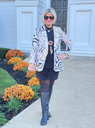 One Size Fierce Panther Print Blazer PREORDER SHIPS OCTOBER 31 Cathys Place