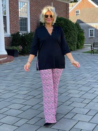 AUBREY LONG PALAZZO LULU-B