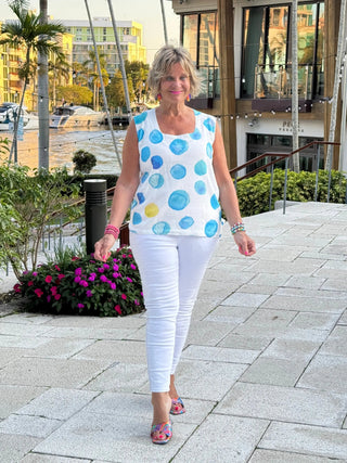 ETHYL AQUA DOT TANK ETHYL JEANS