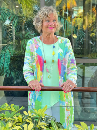 ETHYL SPLASH OF COLOR CARDIGAN ETHYL JEANS