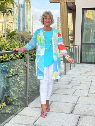 CIRCLE OF SUN CARDIGAN ETHYL JEANS
