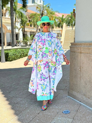 TROPICAL TURTLE PALAZZO CATHYS RESORTWEAR