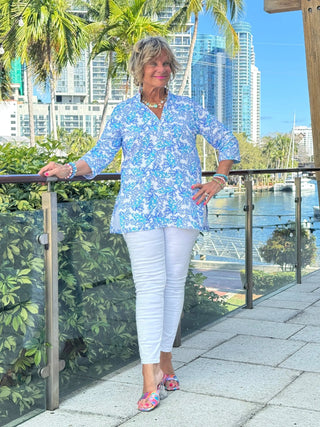 LULU B CORAL BREEZE TUNIC LULU-B