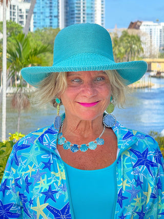 LULU B STARFISH SPLASH FULL ZIPPER JACKET LULU-B