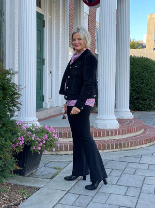 AUBREY RUFFLE TOP LULU-B