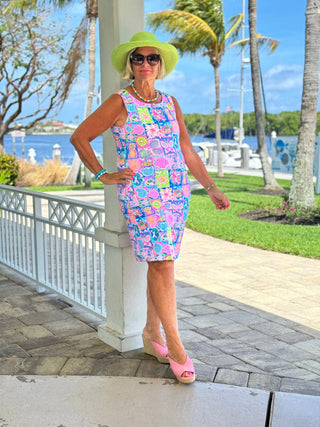 SANDY BEACH COLOR SHIFT DRESS LULU-B