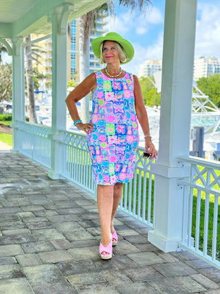 SANDY BEACH COLOR SHIFT DRESS LULU-B