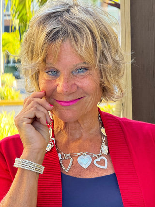 LULU-B CRIMSON RED PEYTON SHRUG LULU-B