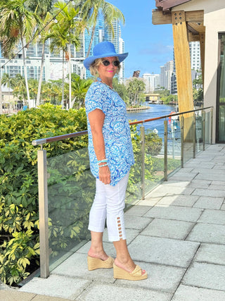 UNDER THE SEA TURTLE SHORT SLEEVE LULU-B