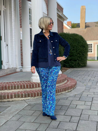 FANTASIA BLUE PALAZZO LULU-B
