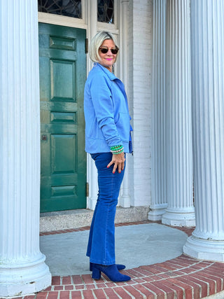 CLEAR  PERI FULL ZIPPER LULU-B