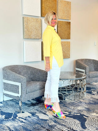 LULU-B YELLOW TUNIC LULU-B