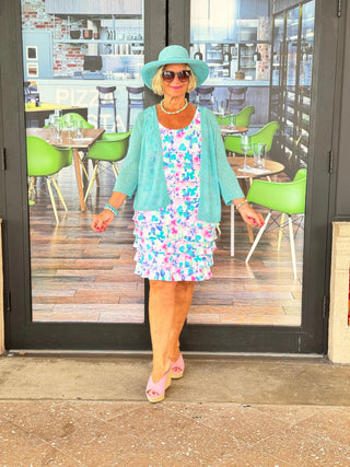 PINK PETALS CHA CHA DRESS LULU-B